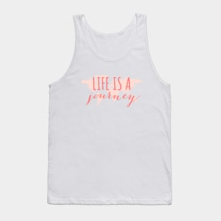 Life is a journey, world map Tank Top